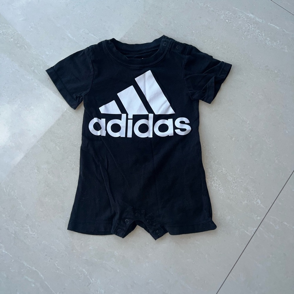 Black ADIDAS Onesie